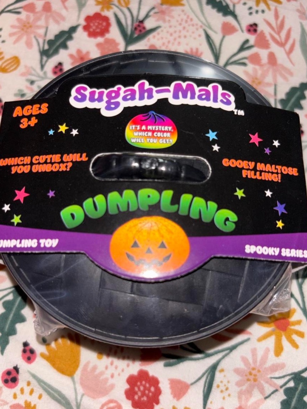 Dumpling Toy - Black (Spooky Series)